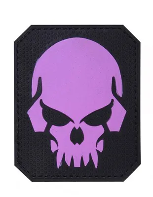 Militar Táctico Moral PVC 3D Calavera
