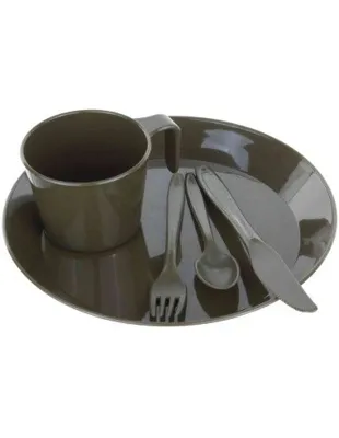 Cocina Camping Plato Taza Cubierto Vajilla