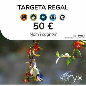 Tarjeta Regalo 50 / Targeta Regal / Gift Card - ORYX