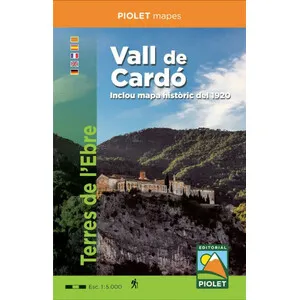 Mapa Vall de Cardó 1:5.000. Inclou Mapa Històric del 1920 - Piolet