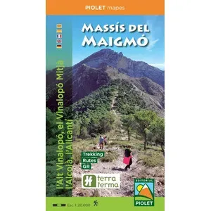 Mapa 1:20.000 Massís del Maigmo - Piolet