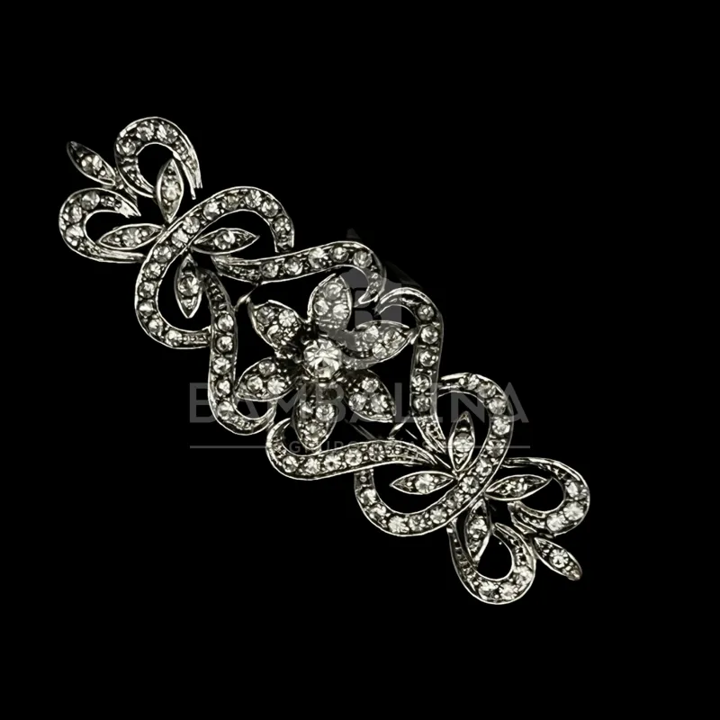 Broche Mantilla · Plata