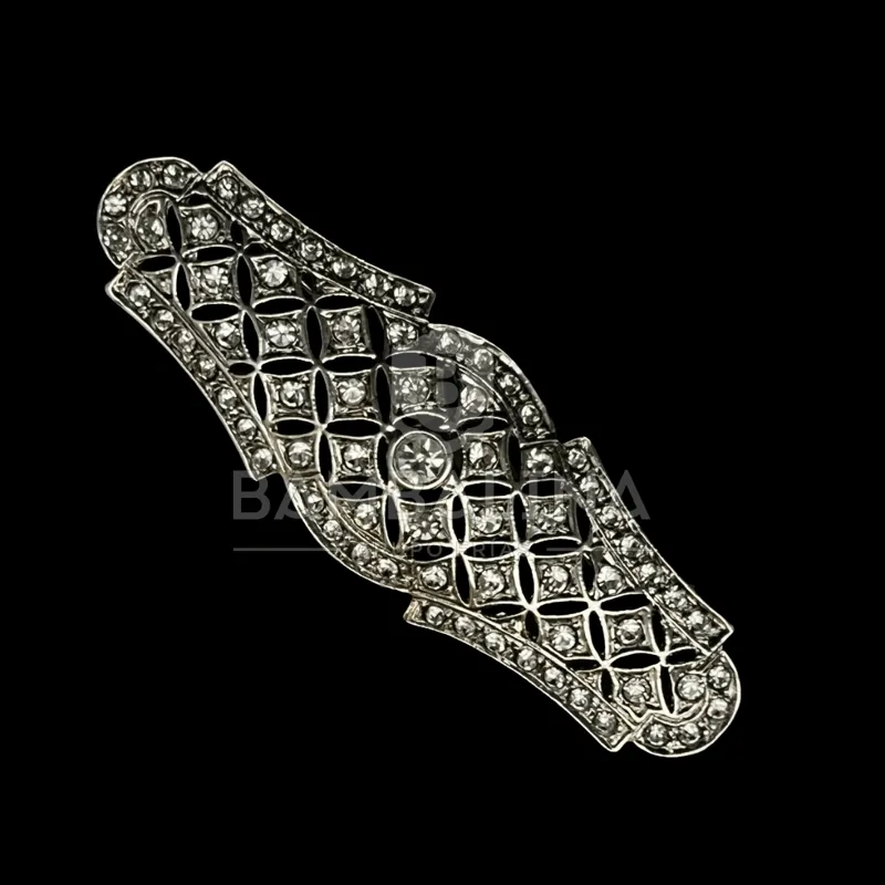 Broche Mantilla · Plata