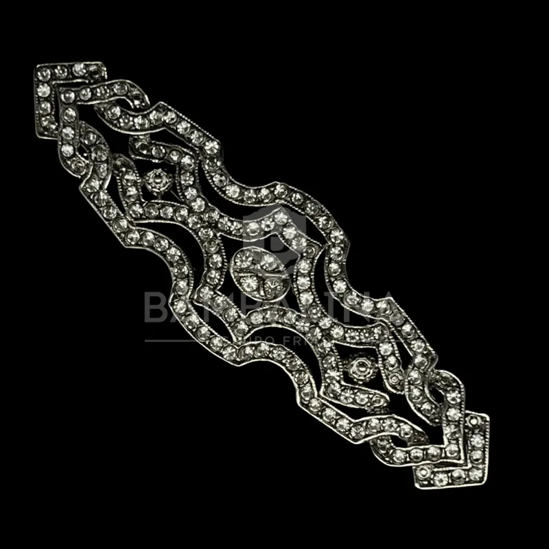 Broche Mantilla · Plata