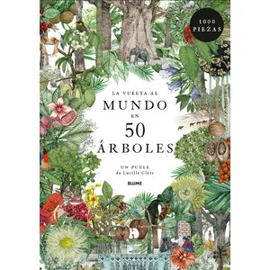 La Vuelta al Mundo en 50 Árboles. Puzle de 1000 Piezas - Blume