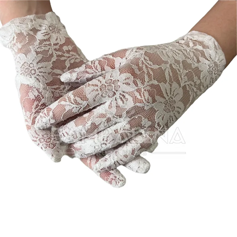 Guante Blonda · Blanco