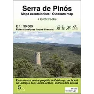 Mapa 1:30.000 Serra de Pinós - Mont Editorial