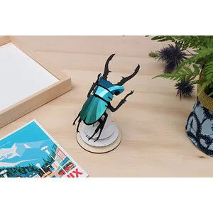 Rompecabezas 3D Entomology Puzzle - Stag Beetle - ASSEMBLI