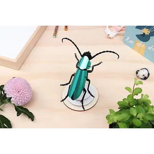Rompecabezas 3D Entomology Puzzle - Rosalia Beetle - ASSEMBLI