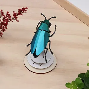 Rompecabezas 3D Entomology Puzzle - Jewel Beetle - ASSEMBLI