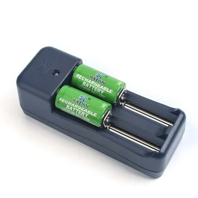 Rechargeable CR123A Batteries (2 Pcs) + Charger - Wadsn