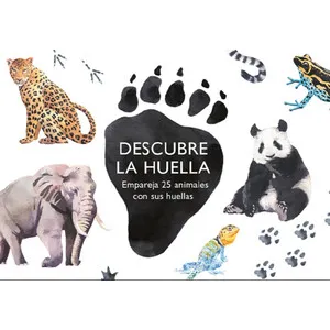 Descubre la Huella. Empareja 25 Animales con Sus Huellas - Mtm Editores