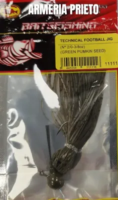Jig Technical Football Jig Pumkin Seed 2/0 3/8oz - BAITSFISHING