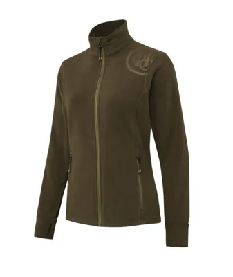Forro Polar Mujer Hp Logo Full Zip Moss P3751 T534 07AA Talla M - BERETTA