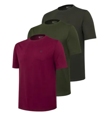 Set de 3 Camisetas Corporate Ts British Cordovan Peat TS841 T2081 07U1 - BERETTA