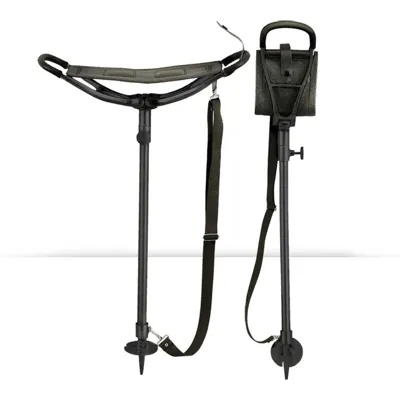 Bastón Asiento de Acero y Piel - Referencia: BK011 - Arcea