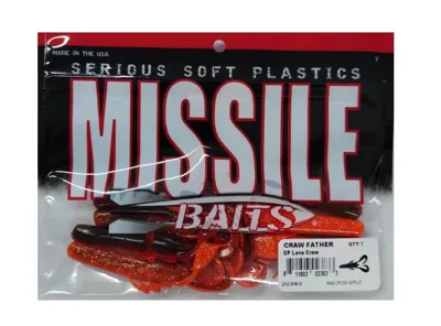 Vinilo Craw Father Gp Lava Craw 20340 MBCF35-GPLC 7PCS - MISSILE