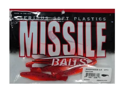 Vinilo Shockwave 3.5 Lava Craw 20340 MBSW35-LVCW 8PCS - MISSILE