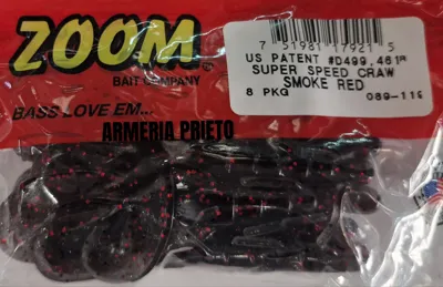 Vinilo Super Speed Craw Smoke 089-119 8UNID - ZOOM
