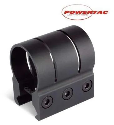 Montura para Linterna Cadet, E5, E5R, E9, E9R, Warrior y Warrior R Carril 21mm - POWERTAC