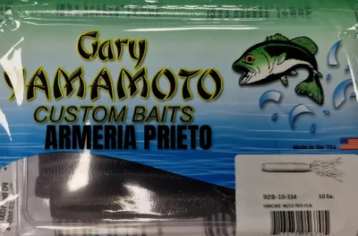 Vinilo Yamamoto 5 Big Ika 92B-10-334 Smoke W Lg Flk 10UNID - GARY YAMAMOTO