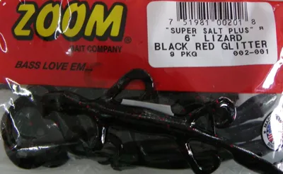Vinilo 6 Lizard Glitter 002-001 9PCS - ZOOM
