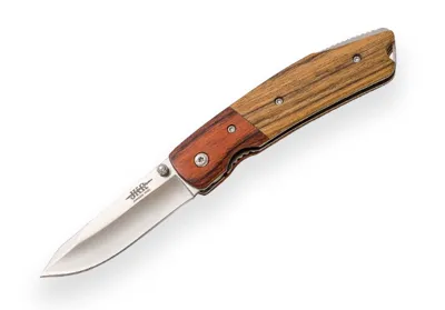 Navaja Jkr Puño Madera Combinada Hoja 7.5cm Ref. JKR0789 - JOKER