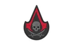 Assassin Skull Rubber Patch Blackmedic