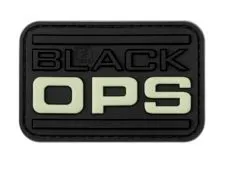Ops Rubber Patch Glow in the Dark · Negro