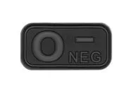 Bloodtype Rubber Patch 0 Neg Blackops