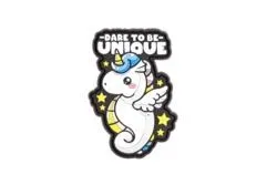 Dare to Be Unique Rubber Patch Color