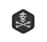 Gorilla Hunter Skull Cat Eye Rubber Patch Color
