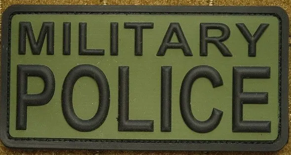 Military Police Rubber Patch · Verde / OD