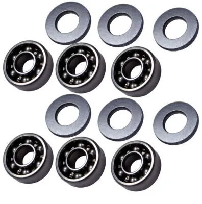 Open Steel Bearings Bushings 8 mm for A&K Minimi / M60 / MK4 - FPS