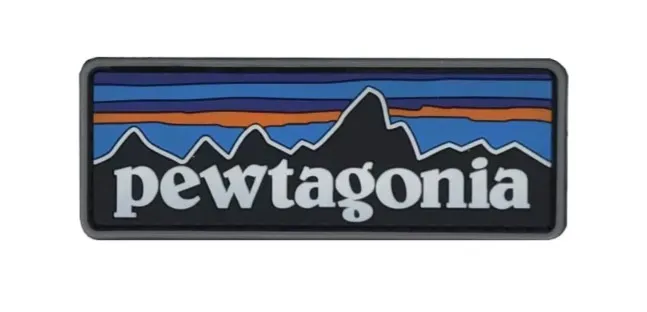 Pewtagonia PVC Patch