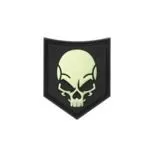 Sof Skull Rubber Patch Glow in the Dark