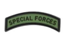 Special Forces Tab Rubber Patch Forest