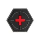 Tactical Medic Rubber Patch Blackmedic - JTG