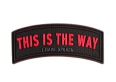 This Is the Way Rubber Patch Color