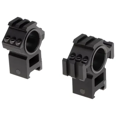 Anillas Tri-Side Rail de 1" y 30mm para Carril Weaver - Aim-O