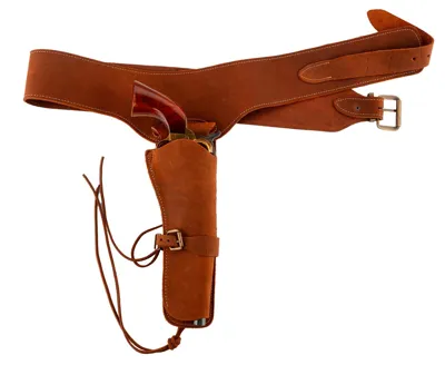 Cinturón de Piel Cowboy con Funda para Revólver - Denix