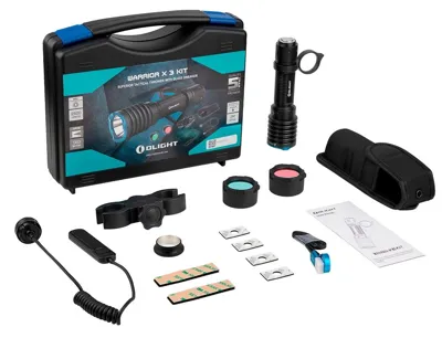 Kit de Caza Linterna Warrior X 3 2.500 Lúmenes - Olight
