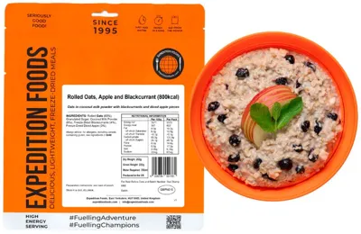 Copos de Avena con Manzana y Grosella 800 Kcal - Expedition Foods
