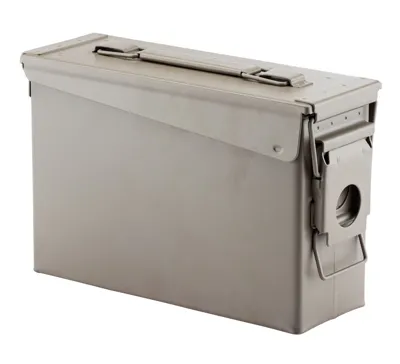 Caja Porta Munición Metálica cal.30 27x13x18 cm - Focus-On Tools
