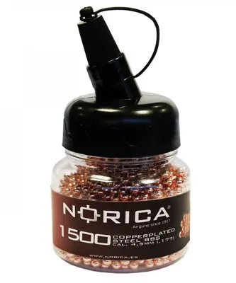 Biberón de 1.500 BBs de Acero Cobreados Premium 4.5mm - Norica