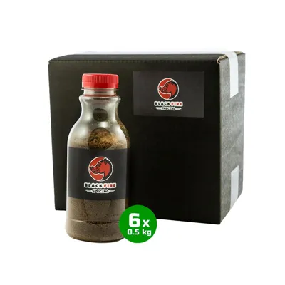6 Botellas de Aroma Especial Sal y Brea de Haya - Black Fire
