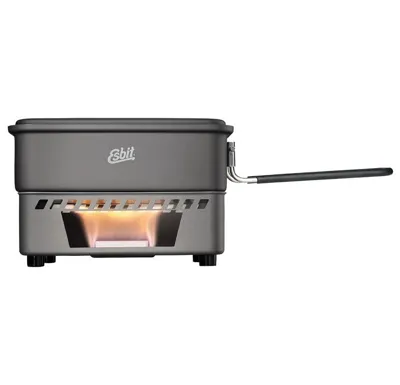 Set de Cocina Olla Aluminio Anodizado 1.1L con Estufa de Combustible - Esbit