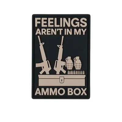 3D PVC Feelings Aren’t in My Ammo Box - 101 Inc