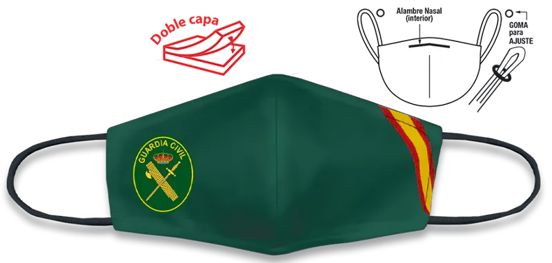 Mascarilla Guardia Civil
