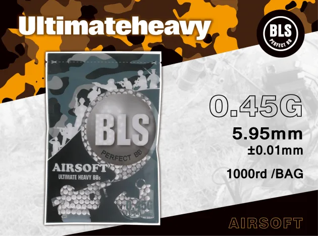 BLS (Taiwan) 0.45 Bio Ultimate Heavy BB (1000 rds)